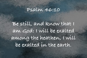 Psalm 46 10 5CH
